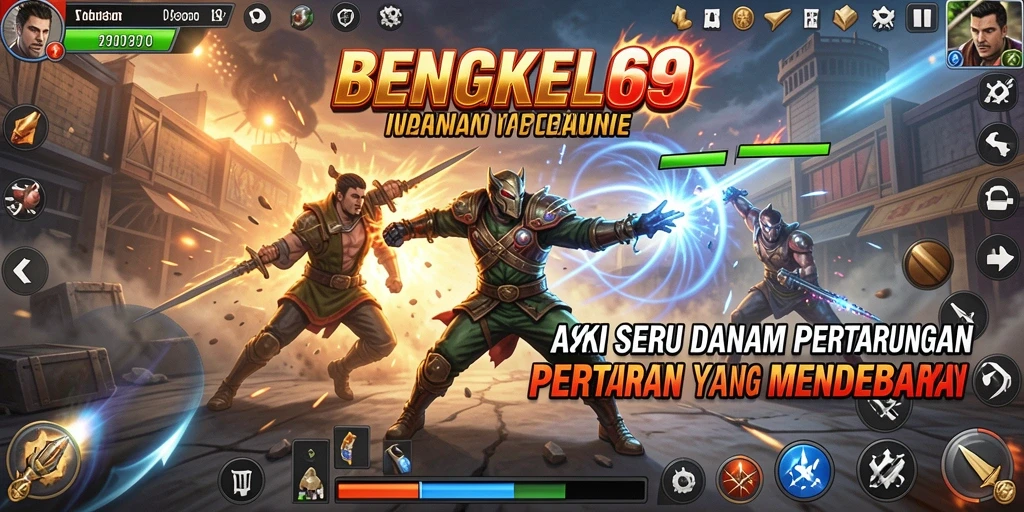 Screenshot BENGKEL69 menampilkan aksi seru dan gameplay mendebarkan.