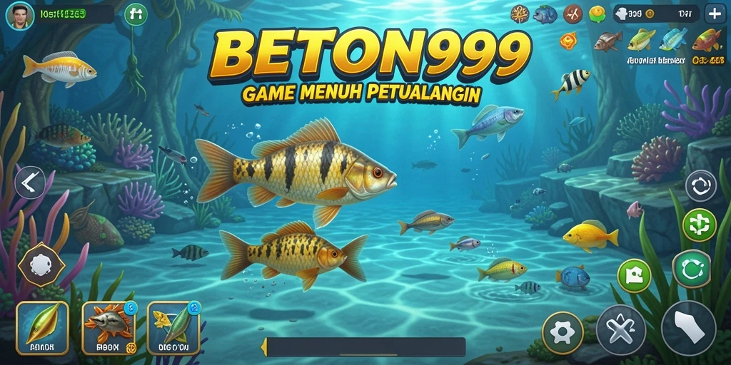 Tangkap ikan besar dalam gameplay BETON999 yang seru.