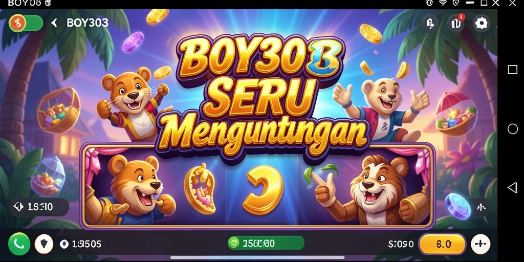 Tangkapan layar game Slot BOY303 menampilkan pengalaman bermain yang seru.