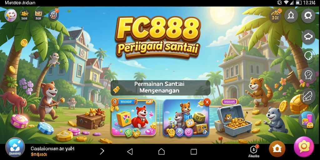 Tampilan gameplay seru dan menantang dalam FC888.