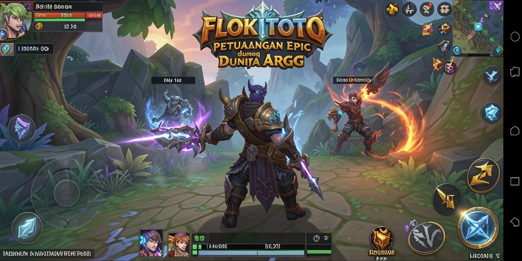 Tampilan menarik dalam gameplay ARPG FLOKITOTO yang menantang.