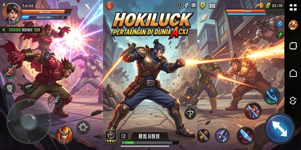 Tampilan gameplay seru dalam HOKILUCK yang penuh adrenalin.