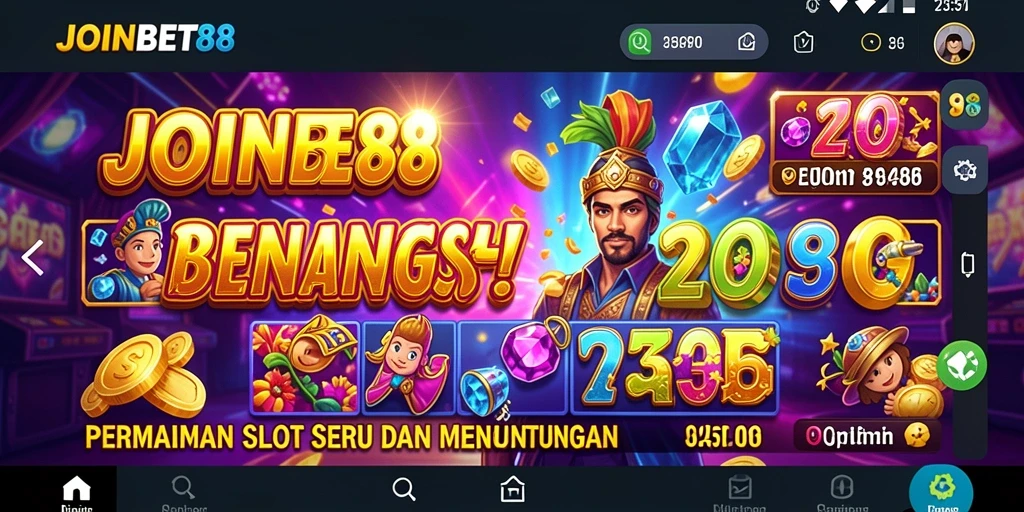 Tampilan gameplay Slot seru dan mengasyikkan di JOINBET88.