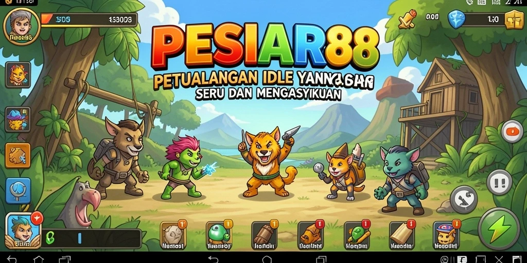 Tampilan gameplay PESIAR88 yang menarik dan penuh warna.