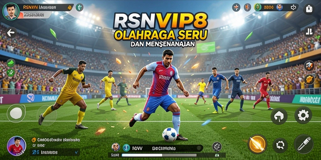 Tampilan gameplay RSNVIP8 yang menarik dan penuh aksi olahraga.