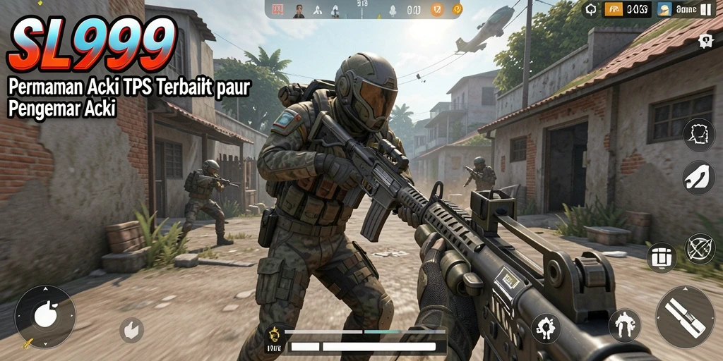 Gameplay SL999 yang mendebarkan dengan aksi tembak-menembak
