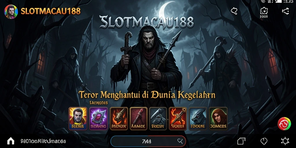 Tangkapan layar utama SLOTMACAU188 menampilkan suasana mencekam dalam gameplay yang menegangkan.
