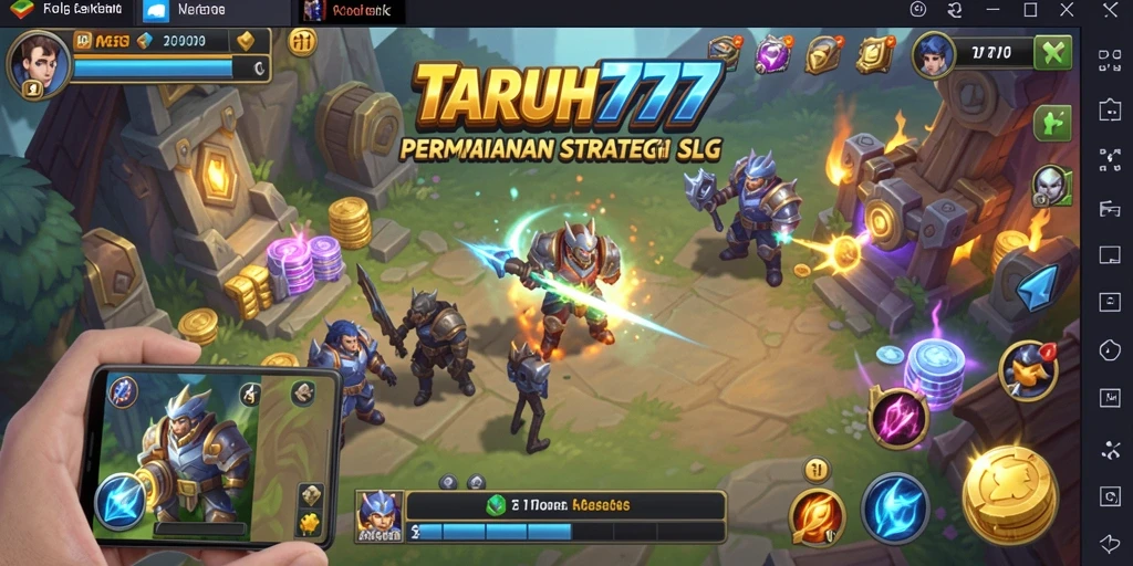Screenshot gameplay TARUH777 yang menunjukkan aksi strategis yang mendebarkan.