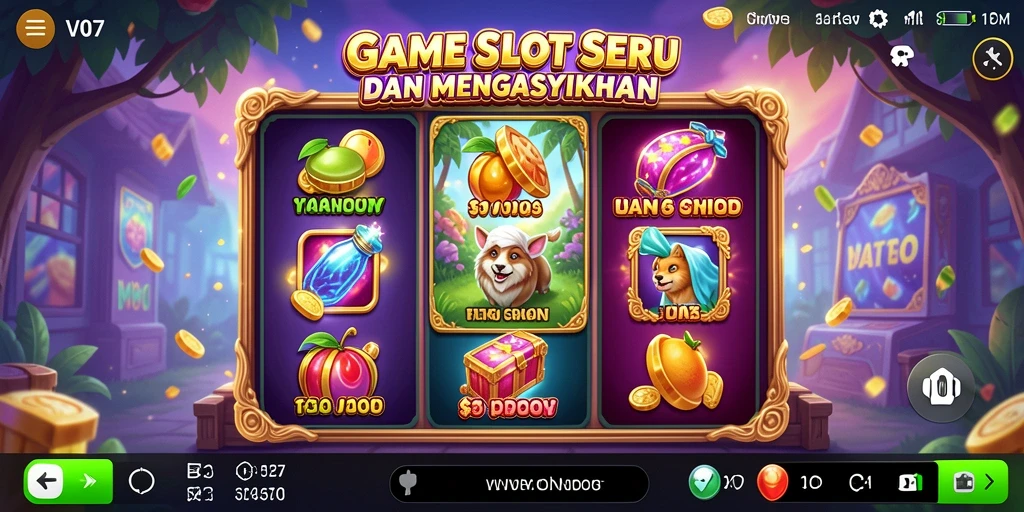 Screenshot gameplay <strong>V07</strong> menampilkan keseruan bermain Slot.